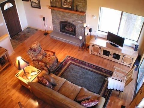 View of the Living Room from the Loft Permit 1432