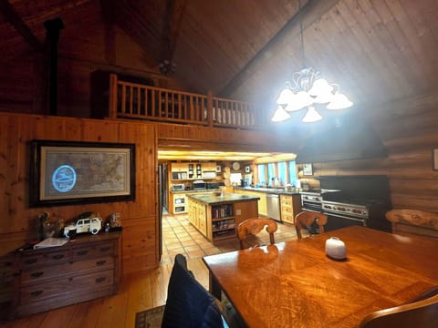 All open and vaulted like a big lodge area!