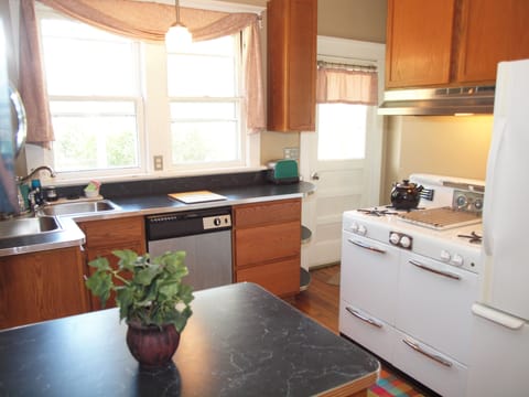 Vintage Kitchen with dishwasher, ice maker and garbage disposal