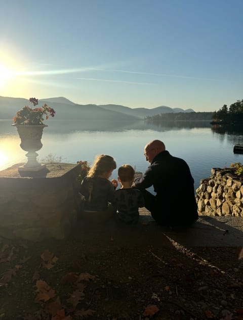Early misty magic mornings with gramps.. nature walks and exploring the property
