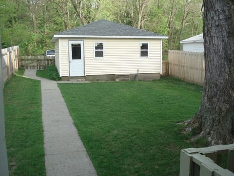Fenced backyard to play in! 