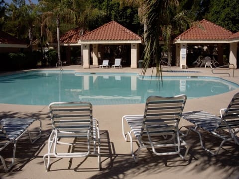 Community pool just around the corner