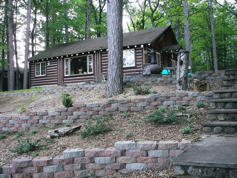 Looking up to the Cottage from the Lake