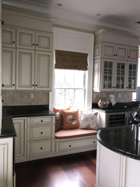 Widow seat in kitchen.  One of few throughout the home.