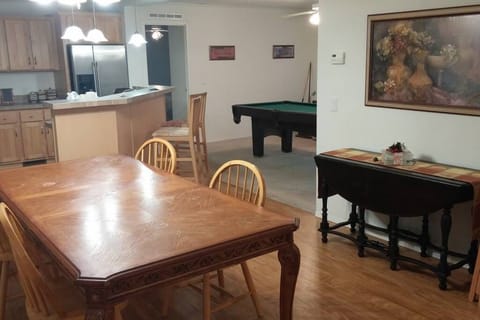 Dining Room Looking Toward Family Room and Master Bedroom