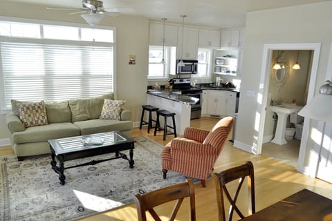 First Floor - Living Room, Dining Area, Kitchen & Powder Room