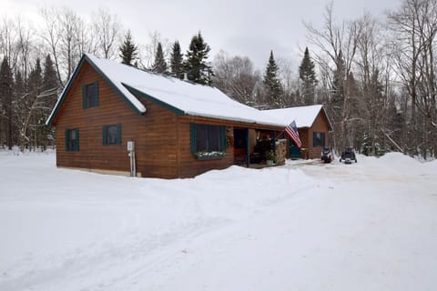 Warm and cozy cabin nestled in the woods with plenty of parking.
