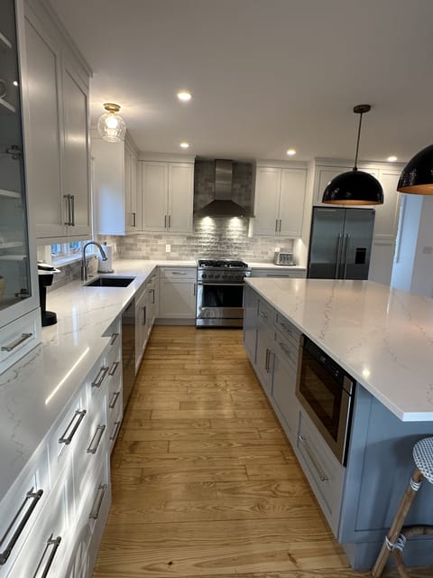 kitchen with all new appliances