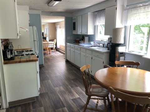 Kitchen with new flooring