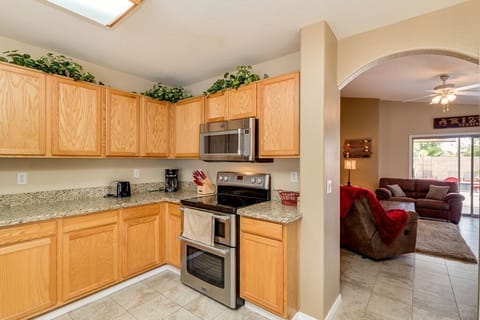 Double oven great for making family meals