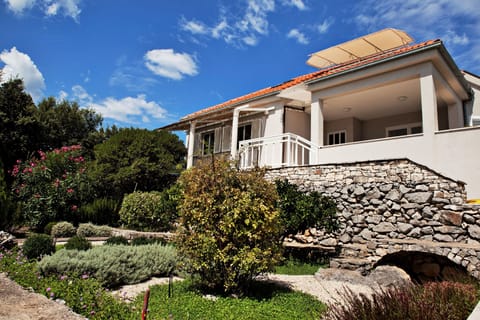 Exterior of the villa