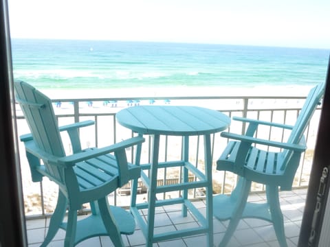 Enjoy your morning coffee on our new patio furniture!