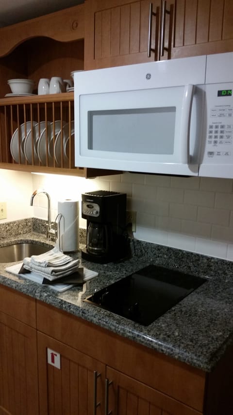 Different angle of kitchen area