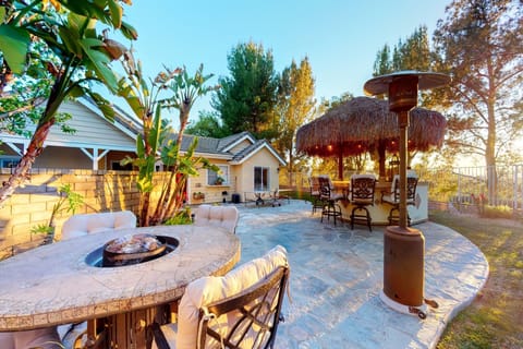 Fire pit/cabana 