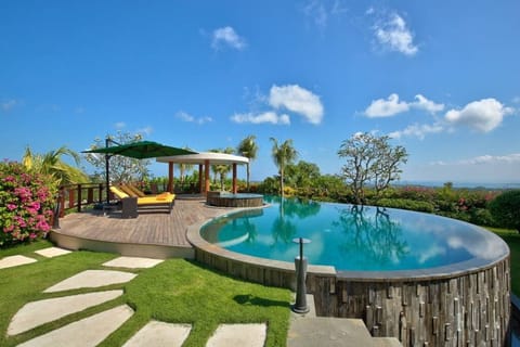 Swimming Pool and garden view