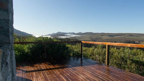 View from the decking