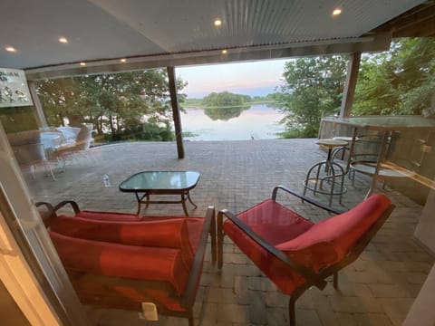 Walkout basement with waterproof furnished sitting area.