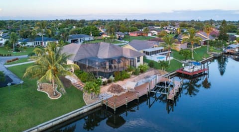 Luxury vacation home awaits you on the Rubicon, canal with a dock and boat lift
