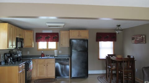 Kitchen and dining area