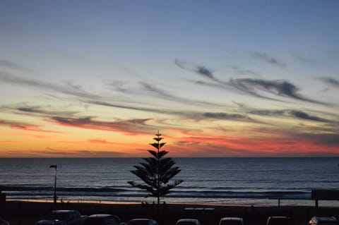 View from upstairs balcony