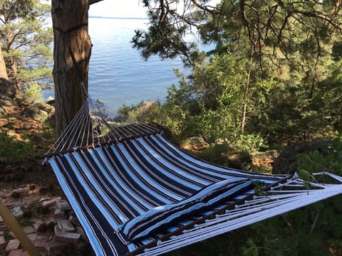 Take a snooze or read a book in the hammock!