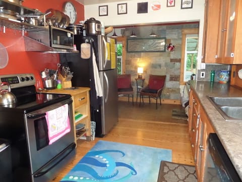 Kitchen - 1920's with upgrades and stocked