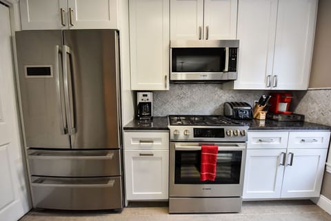 Fully stocked kitchen