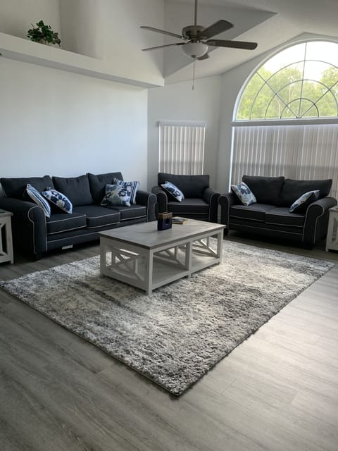 Newly renovated living room 