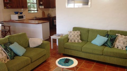 Open plan lounge/TV area