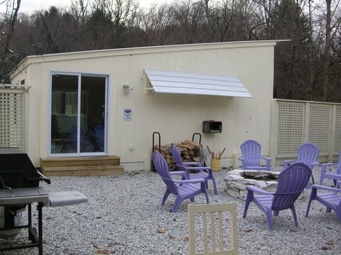 Separate rec house with game room for kids and late night gathering