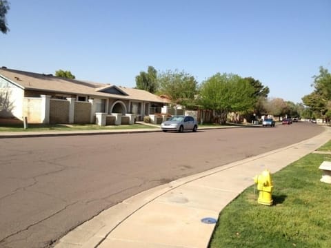 Located on a cul de sac