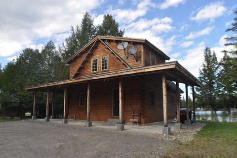 View of parking area and entrance to cabin from Road