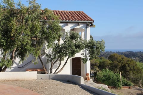 view of guest house from main house