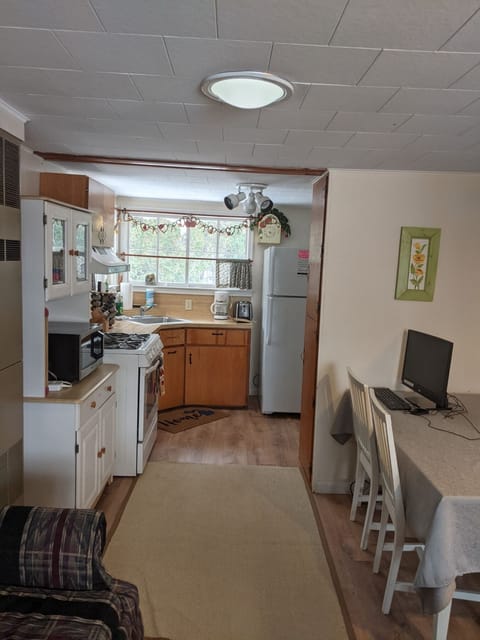 View towards the Kitchen with New flooring
