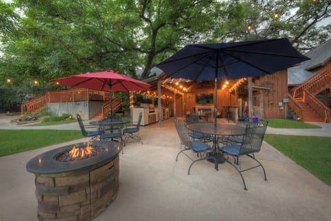 View of Cantina and fire table