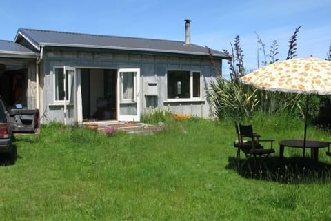 Sheltered front garden