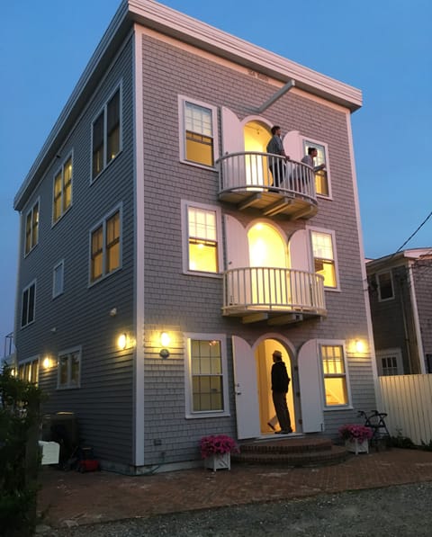 Enjoy magnificent sunsets from the decks on Commercial Street.