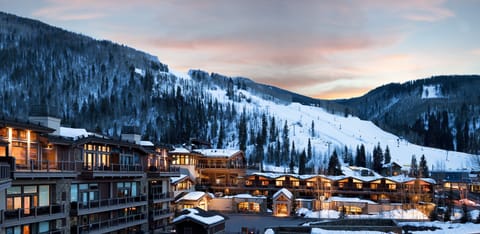 Manor Vail Lodge is located directly across from the Golden Peak Base Area