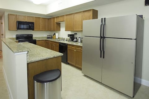 Kitchen with two refrigerators