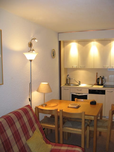 kitchen and dining area