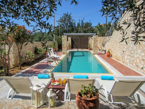 Villa Aphrodite pool (size is 14m x 3m)