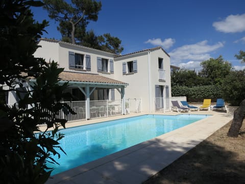south-facing pool area