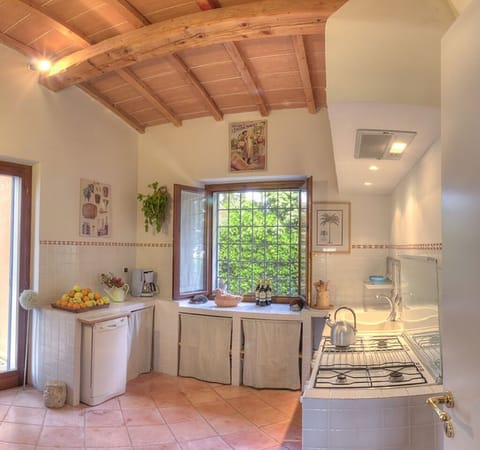 The kitchen has been fully equipped by caring owners