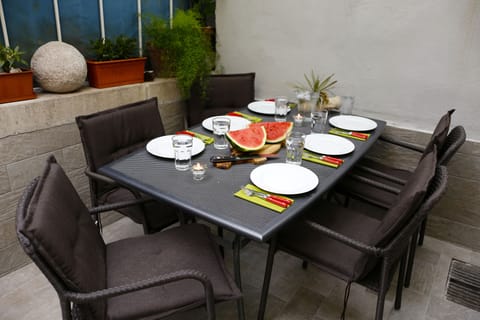 Private Terrace.  One of the few in the Old Town.