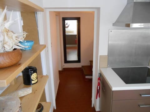 Living room and top floor access