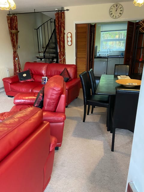 Open plan living area