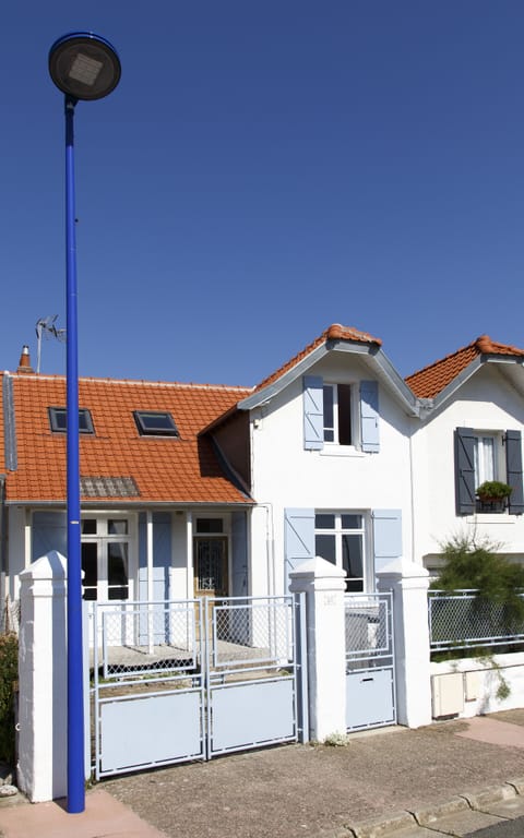 Front with parking area