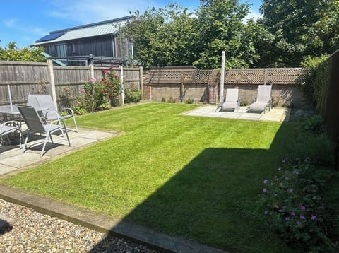Fully enclosed rear garden with side access
