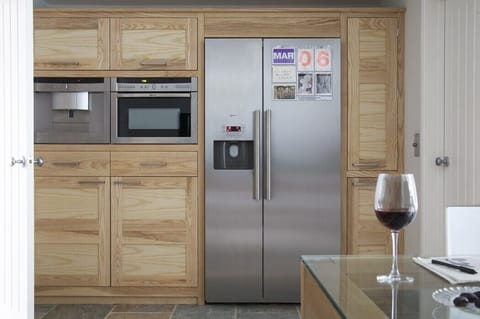 Kitchen with American fridge