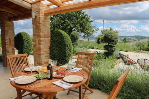 Dining alfresco at Casa Carina is wonderful with the amazing local food